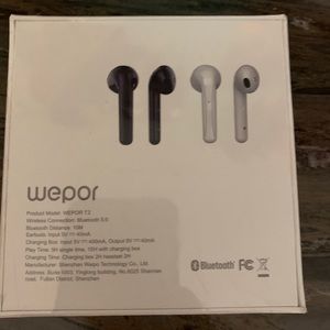 Wepor  double pack Bluetooth ear buds
